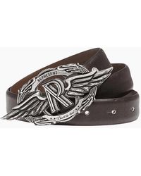 Represent - Mlm100513-17 Built To Last Buckle Belt Dk - Lyst