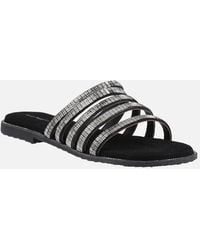 Hush Puppies - Paris Slide Suede Sandals - Lyst
