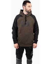 Caterpillar - Raglan Hooded Sweatshirt Army Moss - Lyst