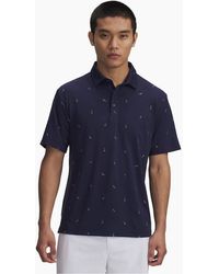 Under Armour - Printed Short Sleeve Performance Polo Shirt - Lyst