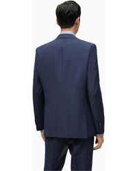 BOSS - Jeckson Solid Patterned Notch Collared Suit Jacket - Lyst
