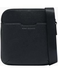 ARMANI EXCHANGE - Embossed Logo Mini Crossbody Bag - Lyst