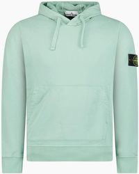 Stone Island - Cotton Hoodie Sweatshirt Light - Lyst