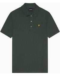 Lyle & Scott - Lyle & Scott Branded Chest Logo Deep Polo Shirt - Lyst
