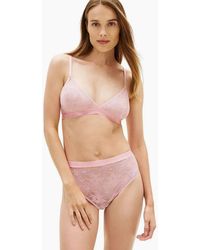 Tommy Hilfiger - Repeat Logo Floral Lace Triangle Bra, Bonita - Lyst