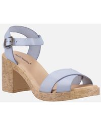 Hush Puppies - Georgia Cork Leather Sandals - Lyst