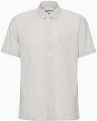 Barbour - Nelson Linen Short Sleeve Shirt - Lyst