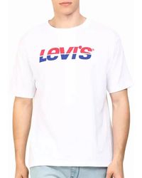Levi's - Levi's 81786 T Shirt Crew Neck Casual Summer Tee Cotton Tops Levi Tops - Lyst