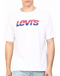 Levi's - Levi's 81786 T Shirt Crew Neck Casual Summer Tee Cotton Tops Levi Tops - Lyst