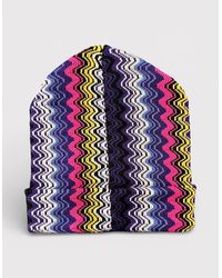 Missoni - Zigzag Beanie Multi - Lyst