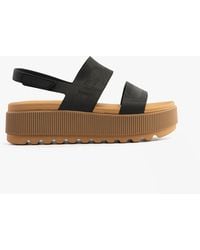 Reef - Water Vista Higher Platform Sandals/Tan - Lyst