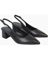 XY London - Ladies Becky Sling Back Court Shoes - Lyst