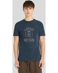 Lyle & Scott - Chest Graphic Washed Cotton T-Shirt - Lyst