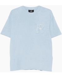Represent - Western Initial Oversized Sky T-Shirt - Lyst