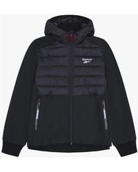 Reebok - Rb1562 Mixed Media Jacket - Lyst