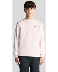 Lyle & Scott - Cotton Crew Neck Sweatshirt - Lyst