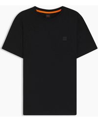 BOSS - Tales T-Shirt With Logo Patch Premium Cotton - Lyst