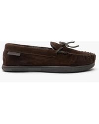 Hush Puppies - Ace Suede Moccasin Slippers - Lyst