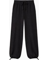 Ro&zo - Cheesecloth Drawstring Cuffed Trousers - Lyst