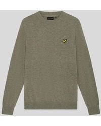 Lyle & Scott - Lambswool Blend Crew Neck Jumper - Lyst