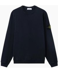 Stone Island - Malfile Fleece Old Effect Sweatshirt - Lyst
