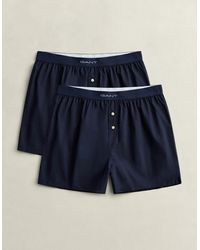 GANT - Woven Boxer Shorts 2-Pack - Lyst