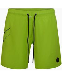 Philipp Plein - Plein Sport Scratch Logo Long Swim Shorts - Lyst