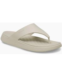 Crocs™ - Getaway Triangle Eva Frappe Sandals - Lyst