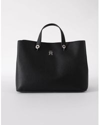 Tommy Hilfiger - Th Emblem Satchel Bag - Lyst