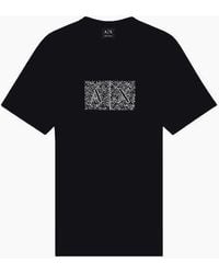 ARMANI EXCHANGE - Slim Fit Outline Logo T-Shirt - Lyst