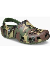 Crocs™ - Classic Camouflage Eva Army Clogs - Lyst