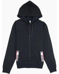 Moschino - Underwear Pocket Tape Logo Hoody - Lyst