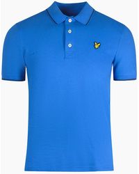 Lyle & Scott - Lyle & Scott Tipped Collar Spring Polo Shirt - Lyst
