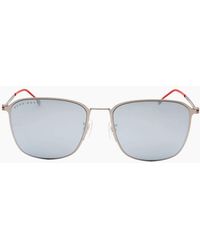 BOSS - Extra Ml Lens Matte Ruthenium Sunglasses - Lyst