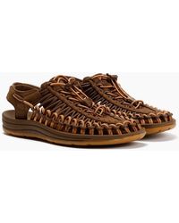 Keen - Uneek Dark Sandals - Lyst