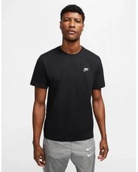 Nike - Club Crew Neck T-Shirt - Lyst