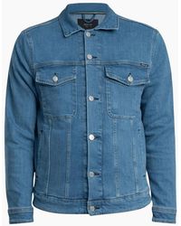 Replay - Mid Wash Denim Jacket - Lyst