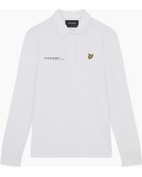 Lyle & Scott - Lyle & Scott Co-Ordinate Print Logo Long Sleeved Polo Shirt - Lyst