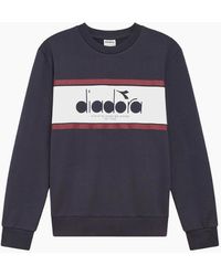 Diadora - Crew Logo Empire Sweatshirt - Lyst