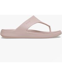 Crocs™ - Getaway Triangle Flip Flip-Flops Quartz - Lyst