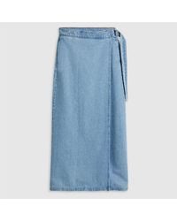 Levi's - Levi's Column Wrap Skirt Wrapped - Lyst