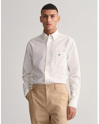 GANT - Regular Fit Long Sleeve Oxford Shirt - Lyst