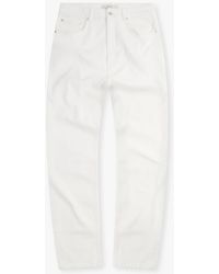 Vingt Quatre Denim - Vingt Quatre Slim Fit Chalk Garment Dye Jeans - Lyst