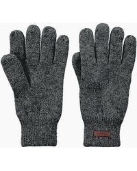 Barts - Haakkon Wool Fleece Lined Ribbed Cuff Gloves - Lyst