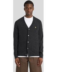 Lyle & Scott - Lambswool Blend V-Neck Cardigan - Lyst