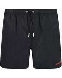 DSquared² - Icon Logo Swim Shorts - Lyst