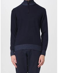 Paul & Shark - Soft Cool Touch Wool Half-Zip Sweater - Lyst