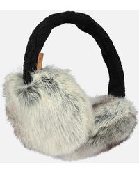 Barts - Faux Fur Cable Knit Earmuffs - Lyst