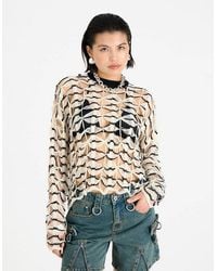 The Ragged Priest - Rag Craft Crew Neck Long Sleeve Sweater - Lyst