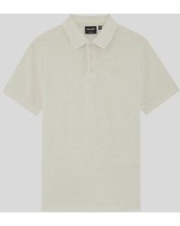 Lyle & Scott - Linen Blend Polo Shirt - Lyst